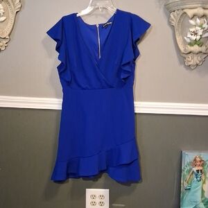 Crystal Doll Royal Blue Dress